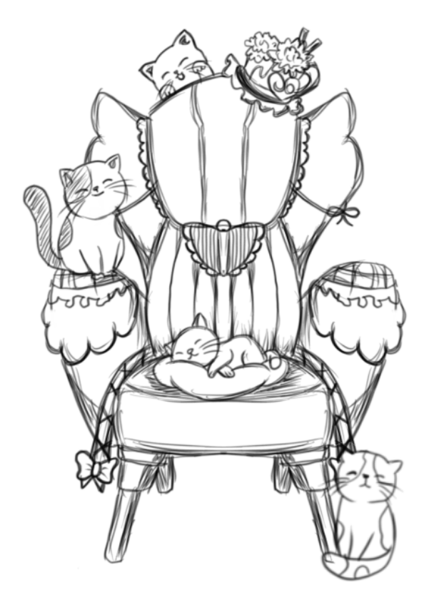 ReedOverlay's tweet image. sketch sneak!!
making this cute lounge chair asset for a super cute v-tuber &amp;lt;3
