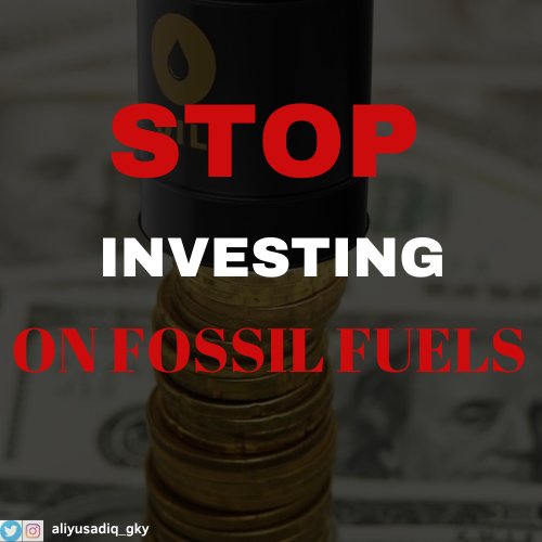 If it is not clean, do not 🚫 invest on it..

Do not invest in fossil fuels!

#Faith4ClimateJustice 
#StopEACOP
#WhatHasChanged 
#wearehey 

<a href="/GreenFaith_Afr/">GreenFaith Africa</a> <a href="/greenfaithworld/">GreenFaith</a>