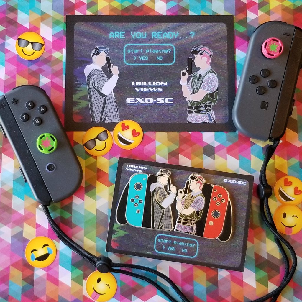 CollectEXOPins's tweet photo. So, proud of EXO-SC &amp; happy they're actually getting to do some stuff!~  Sharing pics of these pins by @byninisprout to celebrate~

Link to their shop in the reply https://t.co/ZcyEapES91