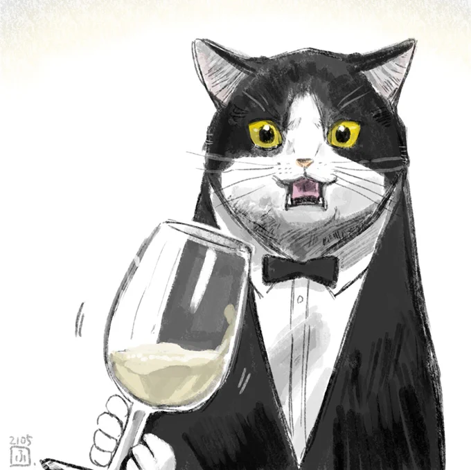 #世界猫の日 (再掲です)猫のソムリエ 