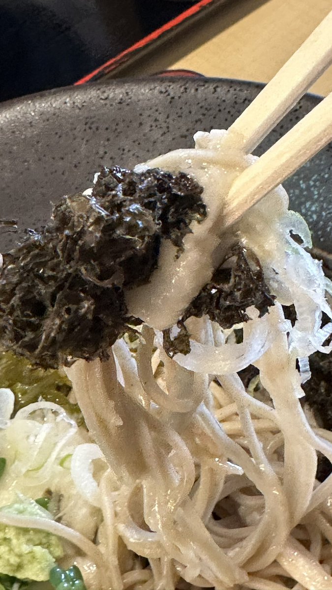 kj_yama_san's tweet photo. Yesterday's lunch Seaweed incense grated yam #Soba #Ajina Toan head office #delicious
昨日のランチ #磯の香とろろ #蕎麦 #味奈登庵 総本店 #美味しい https://t.co/CWUfF6hS24