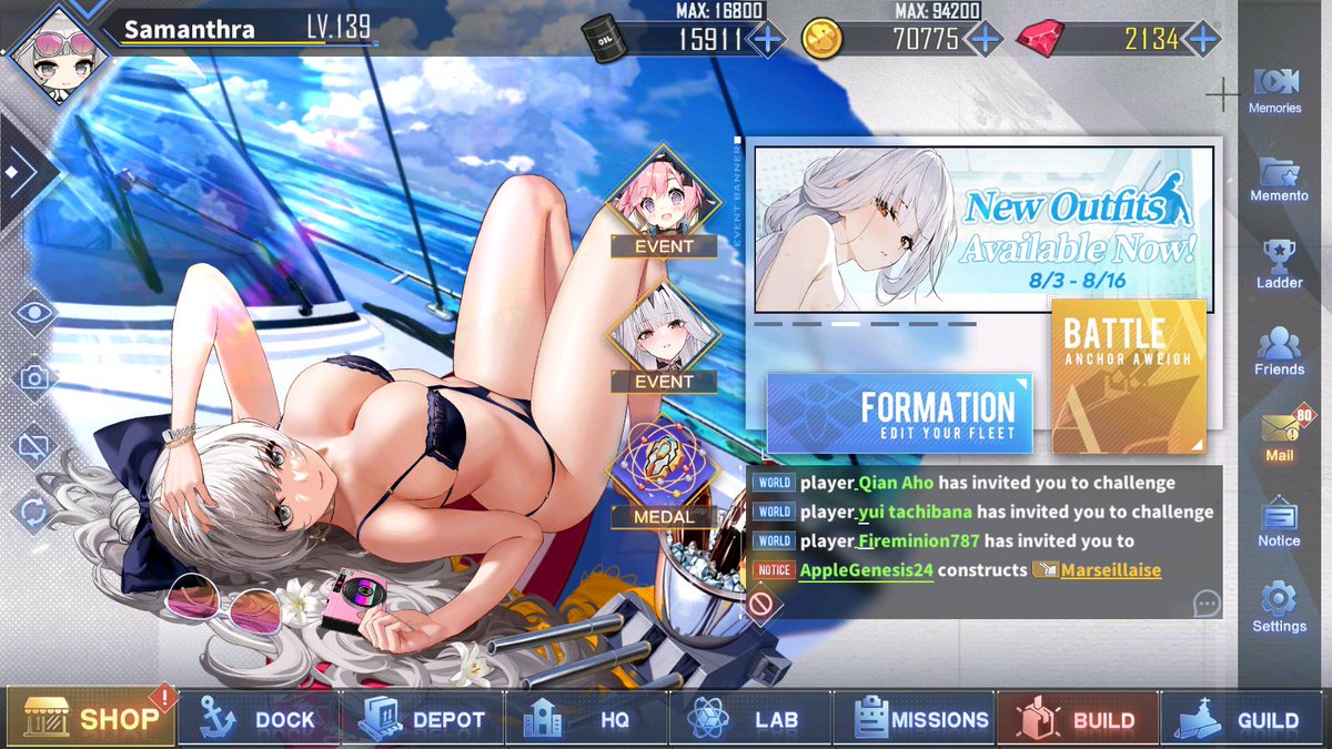 MustangRaphael's tweet photo. my oldest L2D skin and I love it so much, 100% satisfied customer! now come on Manjuu give us that swimsuit skin for Ryuuhou!!!
#AzurLane5thAnniv https://t.co/ZkcGwfFPik