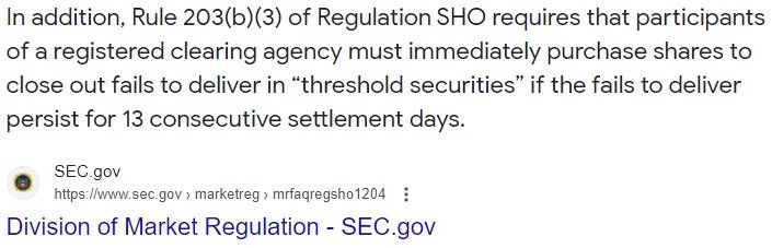ApeOnIhub's tweet photo. 🔥A NEW RECORD $AMC ON #NYSE #REGSHOLIST 31 DAYS ON 08/07/23 🔥 https://t.co/NF11JzRnKA
🔥Rule 203(b)(3) of Regulation SHO https://t.co/USmpo0QYqm
🔥 326.52% AVERAGE COST TO BORROW #AMCSTOCK
🔥ESTIMATED SHORT INTEREST 30.01%
🔥8.2 DAYS TO COVER #atAMC https://t.co/JHa85Pz2As