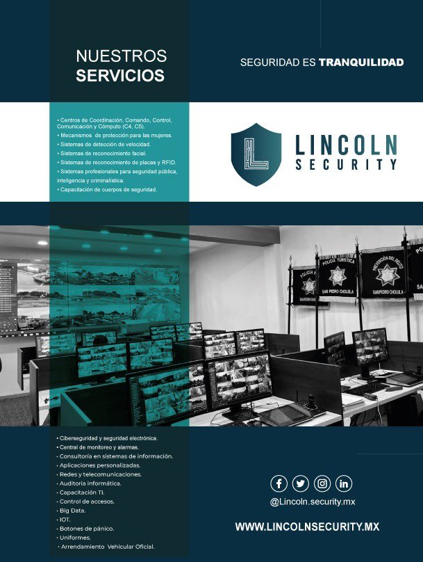 LUCIAFORNELLIL's tweet image. Seguridad es Tranquilidad con #lincolnsecurity

#UsecNetwork #usecim