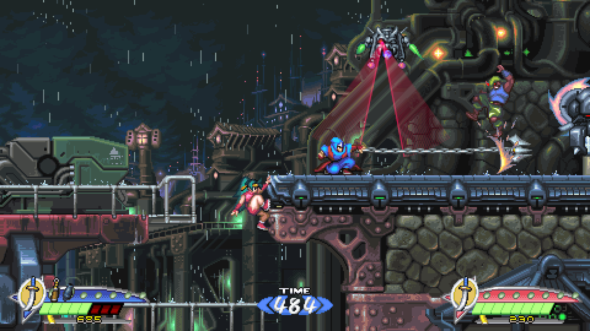 TENGO_PROJECT's tweet photo. 「闇の仕事人KAGE Shadow of the Ninja」は、「アクションゲームのナツメ」と呼ばれるきっかけとなったファミコン版「闇の仕事人KAGE」を33年ぶりに現代ハードに向けてフルリメイクする新作ゲームです！
#KAGE #闇の仕事人 https://t.co/g4asZVPGtL