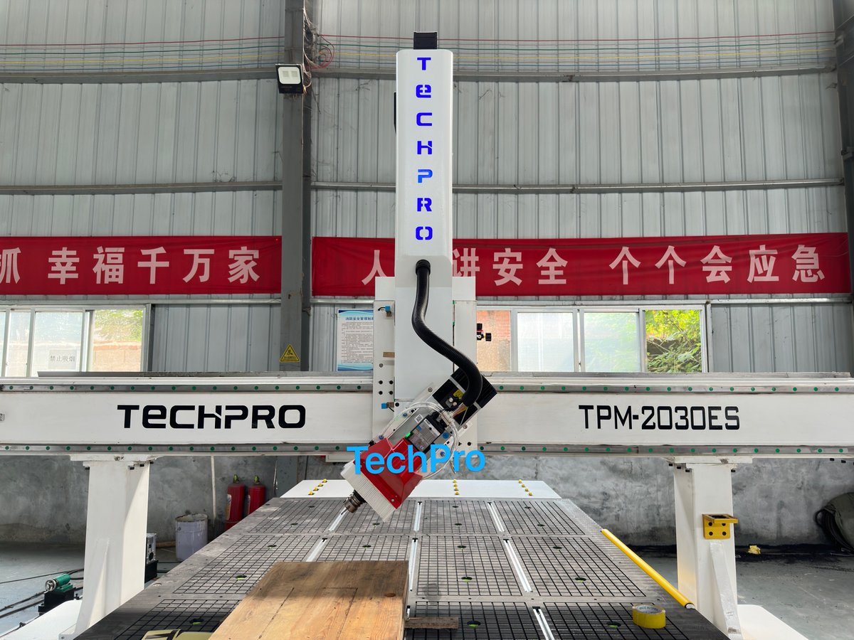 DanyTechpro's tweet image. TechPro® 2000*3000mm 4 Axis ATC CNC router machine shipping to Kosovo today
#CNCrouter #cncmachinefactory #2030ATCCNCRouter #cncmachinesupplier #woodworking #workingfordoor #funiture #canbinet #Aluminumcutting #TechProCNC #highprecisionmachine #Chinacncmachine #highspeedmachine