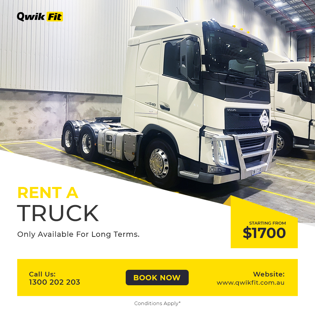 qwikfitau's tweet photo. Rent a truck just from $1700. For more info dial 📞 1300-202-203 or visit 🌍 https://t.co/pAekbxhmhM

#qwikfit #TruckRental #rent #newtruck #trucks #trucking #services #sydney #australia https://t.co/yMDaHKbnzR