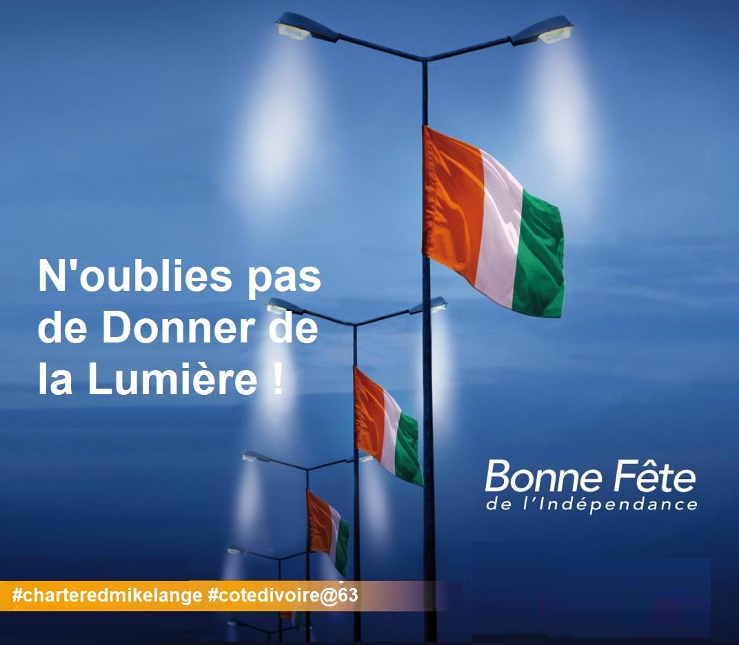 MIIKELANGE's tweet photo. Happy Independence Day
My Ivory Coast / Ma Cote d'Ivoire 

#charteredmikelange #cotedivoire #ivorycoast #IndependenceDayCI
#IndependenceDay2023 #IndependanceDay225 #IndependanceDay https://t.co/cCh1ekPuxl