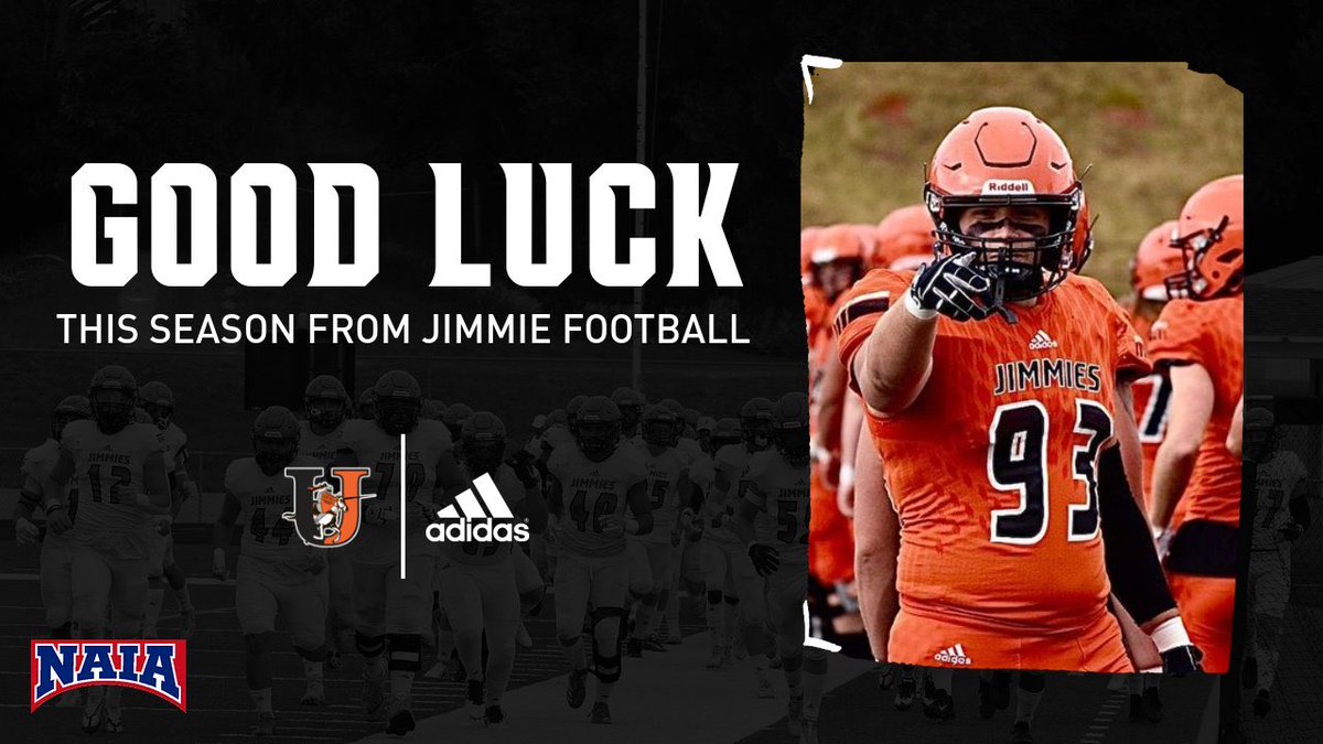 tleddy26's tweet photo. Thank you ⁦@CoachZim_UJ⁩ for the graphic!! Good luck to ⁦@JimmieFootball⁩ on the season !! https://t.co/5kyqZBjx12