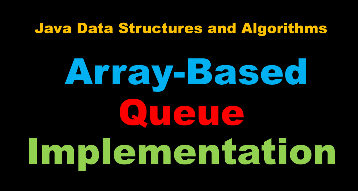 CodingHelpLine's tweet image. Implementation of Array based Queue using Java Programming Language. 
Queue is an abstract data structure that can be used in various situations. 
#programminghelp
#coding 
#JavaDataStructures
#java
youtu.be/RjSvUCXhZOM