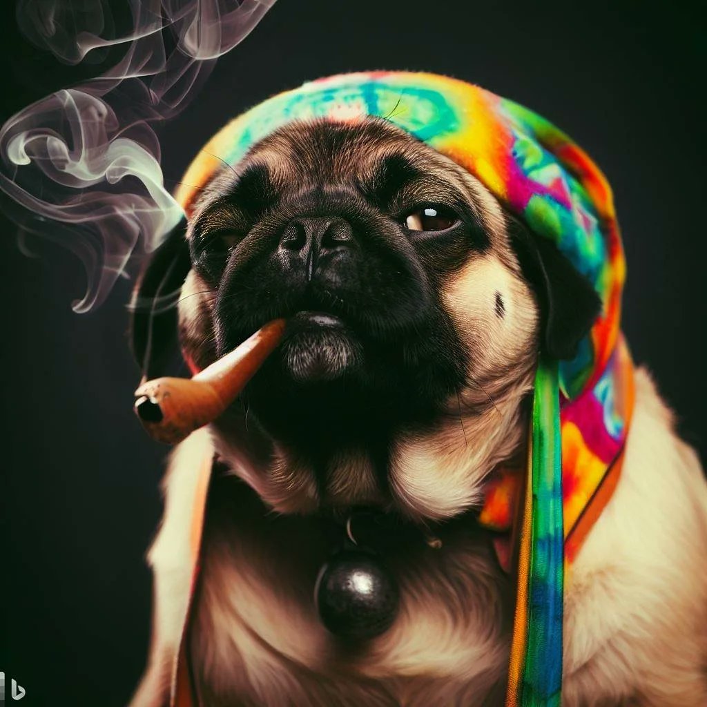 Check out my #stonedpug series on Instagram #thehotend_official &amp; threads!

AI ASSISTED GENERATION #AIart
#AIArtwork #AIArtworks
instagram.com/thehotend_offi…