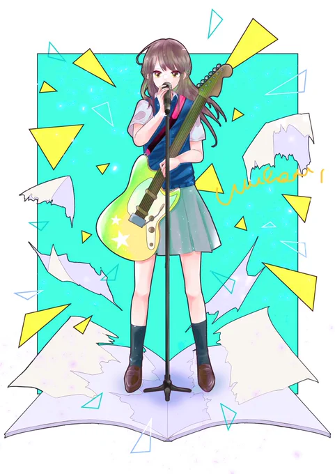 ここまで塗って1晩考えたけど やっぱ可愛くないんでボツです……  塗り直します しょも