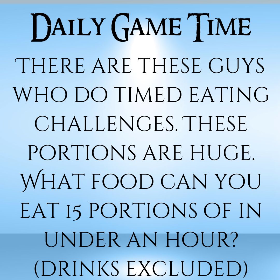 jeblackauthor's tweet photo. #DailyGameTime

Ooohhhh. Chicken or pork dishes, definitely lemony food dishes. Even fish dishes could work. Nothing too carb loading. Carbs fill me quick. https://t.co/v8Da87S55s