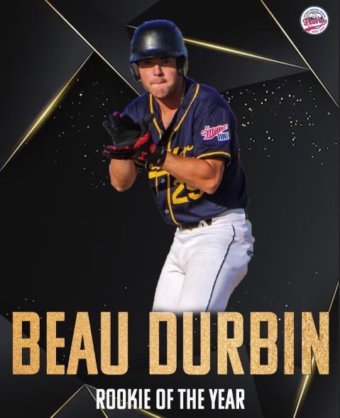 PSMLBaseball's tweet photo. Rookie of the Year: Beau Durbin with .338 AVG and league leading 12 Doubles https://t.co/H0xh5NnecF