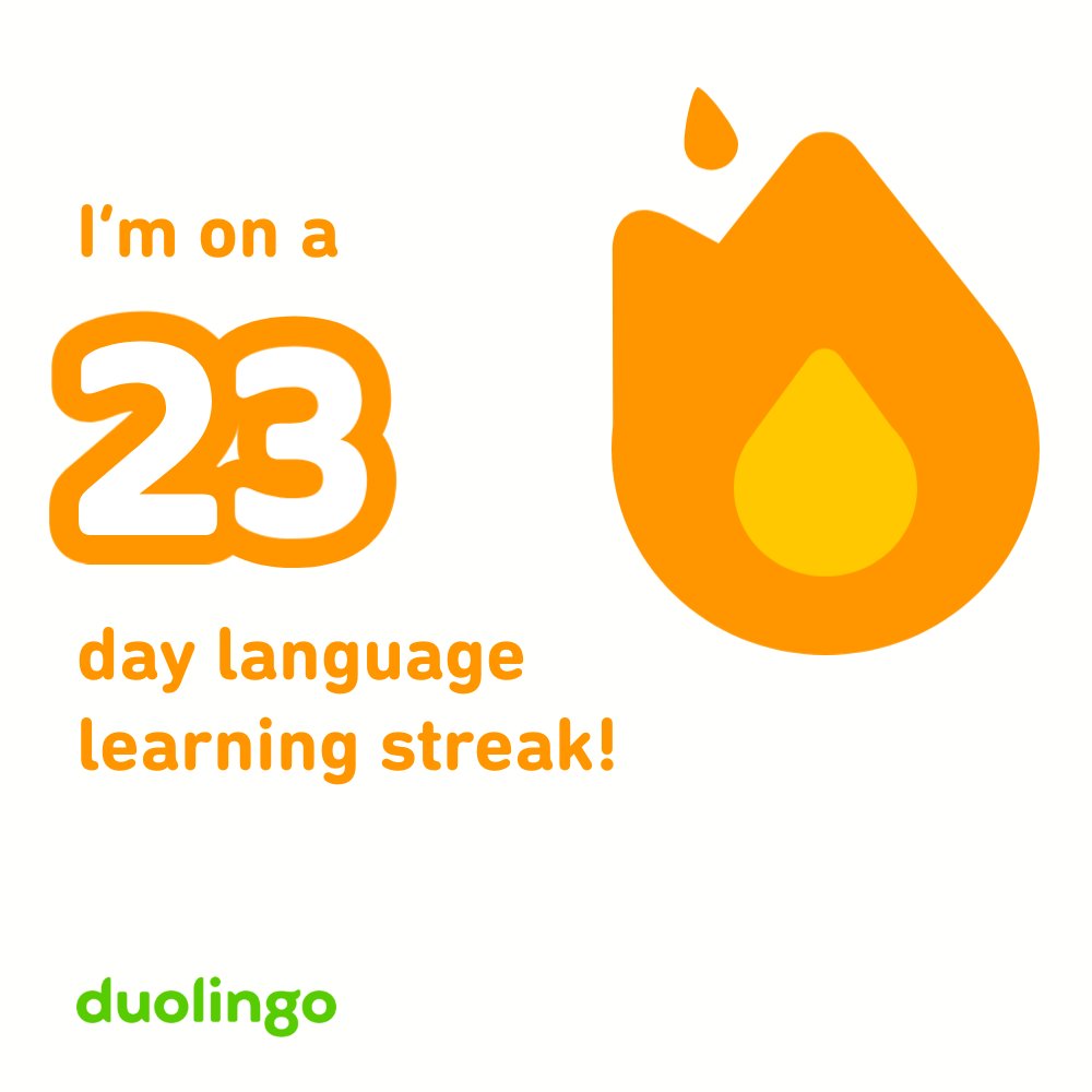 sravan1802's tweet image. Yay!!! It's a #prime.
#bytesize #learning #spanish from #Duolingo
Here’s my invite link: invite.duolingo.com/BDHTZTB5CWWKTA…