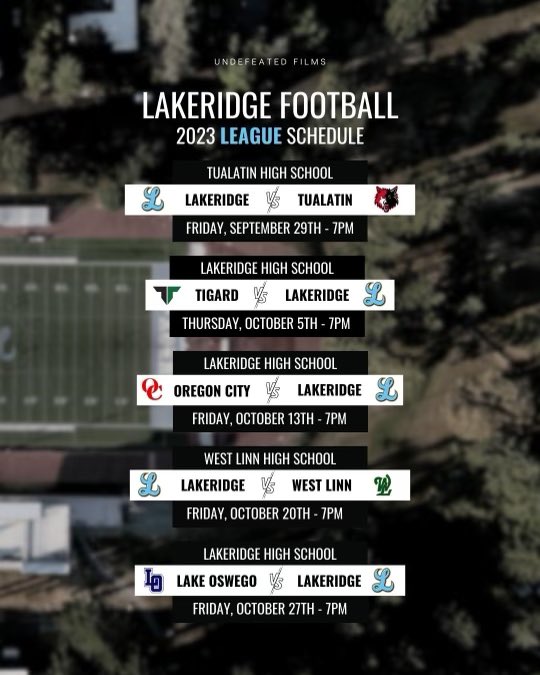 2023 Schedule!