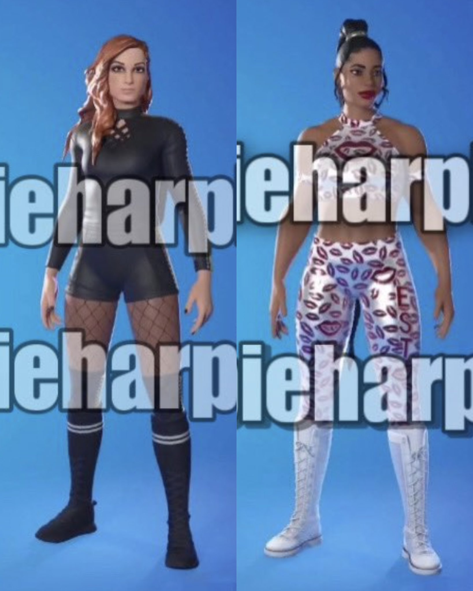 WrestlingWorldCC on X: First look at Becky Lynch and Bianca Belair's  Fortnite skins 🔥  / X