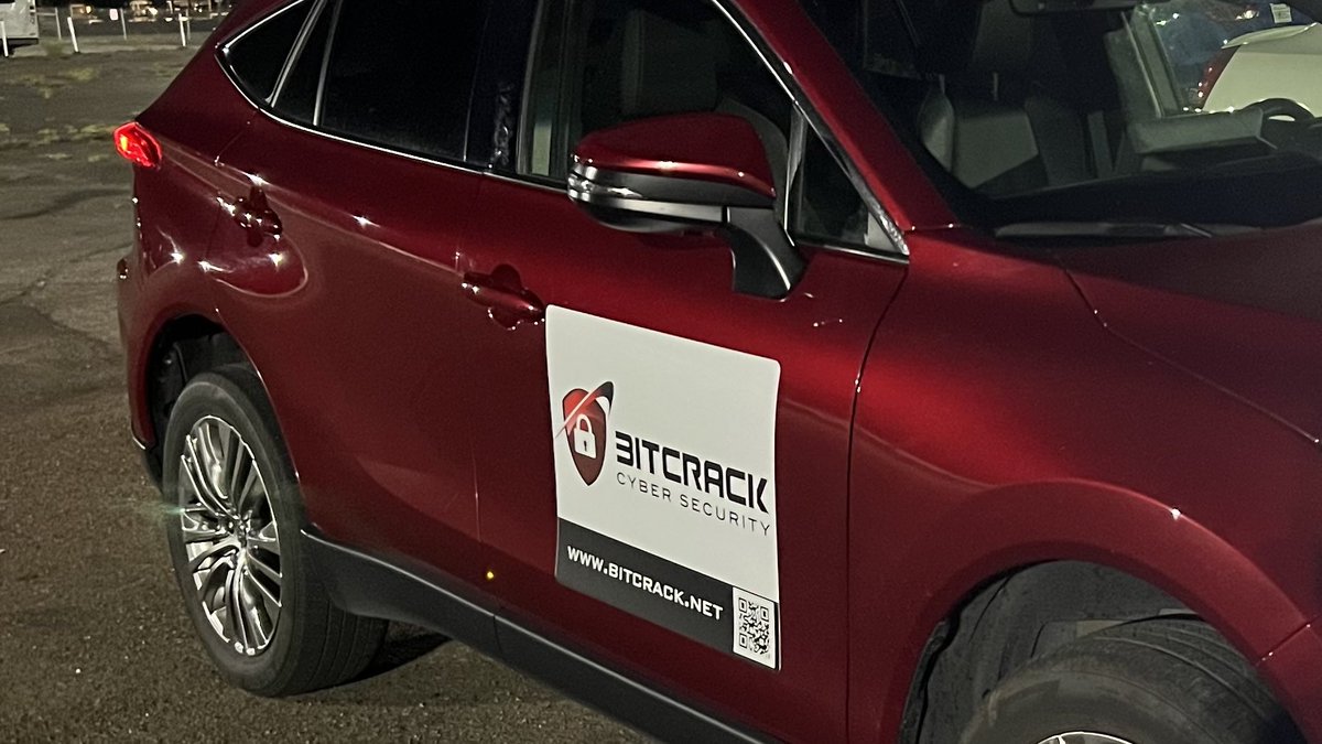 We’re here! If you see our car (and we’re in it) get your free stickers (and possibly something cold to drink but you didn’t hear that from us…) 
#bsideslv #defcon