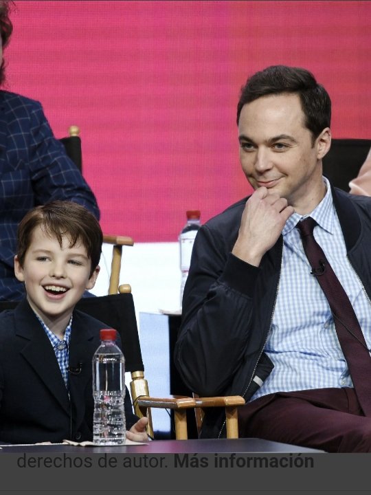 ChicaDeJeans's tweet photo. Que genial ver juntos a Iain Armitage, quién interpretara al joven Sheldon y Jim Parson quién interpretara al incónico Sheldon Cooper
#JimParson #IainArmitage
#SheldonCooper https://t.co/TdqpydUn01