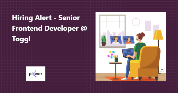 PloverTweets's tweet photo. Hiring Alert: Toggl is hiring for Senior Frontend Developer 
https://t.co/ujCPQ5JfOQ 
Remote Status: Fully Remote 
Location: Worldwide
#JavaScript #Python #javascript #remotejobs #softwarejobs #remotehiring #hiring #jobalert #hiringnow #workfromhome #remote https://t.co/47RSapavnu