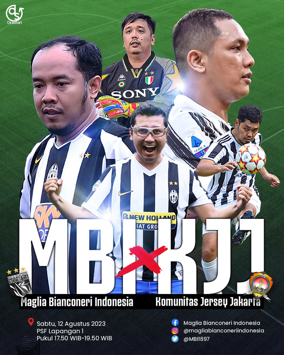 We are back!

Sabtu ini MBI akan fun football feat Komunitas Jersey Jakarta

Ayo yang mau silaturahmi atau COD jual beli jersey👀 bisa langsung merapat ke Pancoran Soccer Field mulai pukul 18.00

See you on field guys!
<a href="/Jerseyforum/">Si Paling Jersey</a>, mas <a href="/andarsofian/">Andar Sofian</a> ikut gak?👀