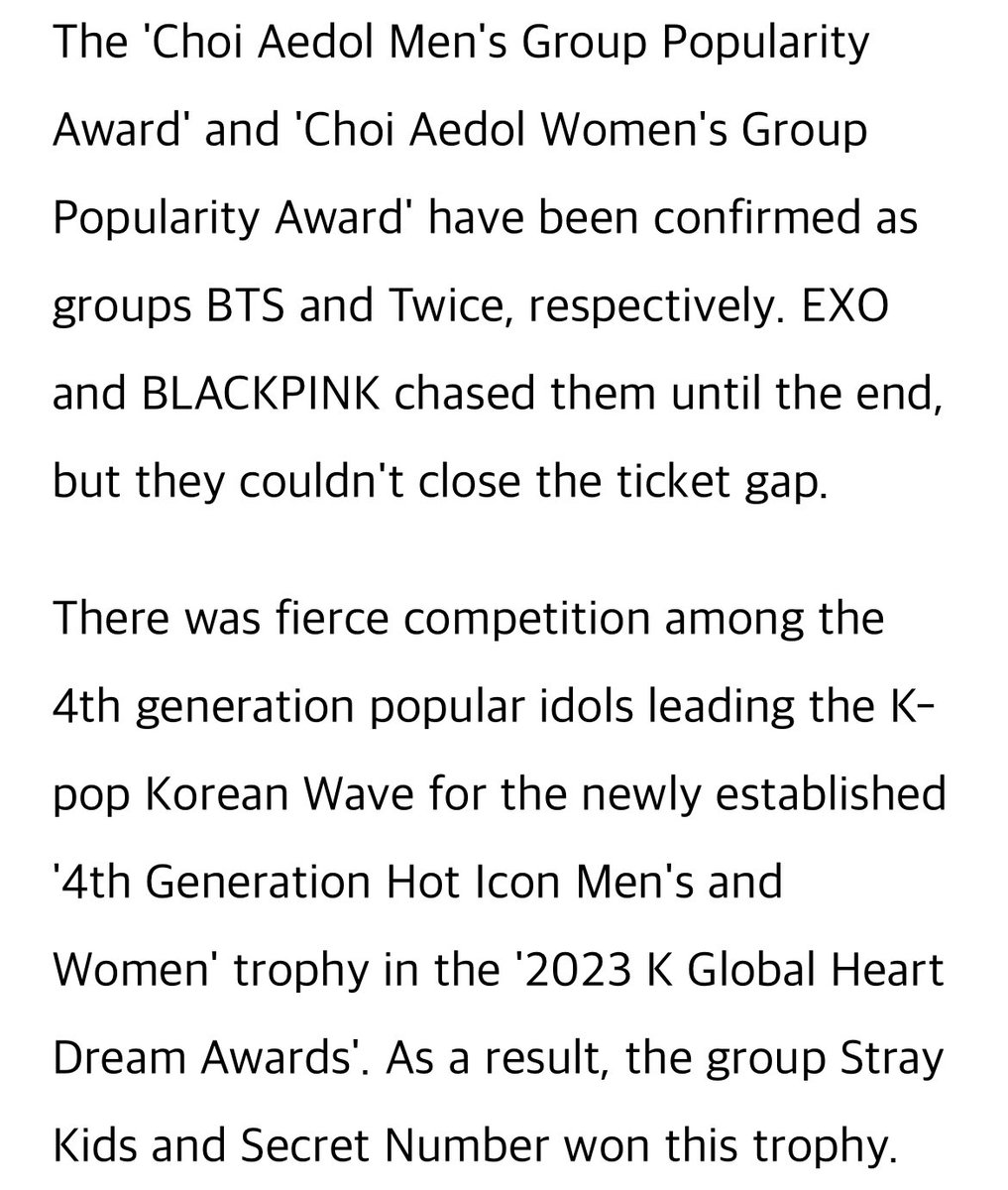 WFKSecretNumber's tweet photo. Secret Number has been confirmed as the winner of the '4th Generation Hot Icon Women' trophy in the '2023 K-Global Heart Dream Awards'

🔗 https://t.co/Nx1xqnBtQd

🗓️Aug 10
🇰🇷KSPO Dome, Seoul

#시크릿넘버 #vineent #secretnumber #SECRET_NUMBER @5ecretNumber https://t.co/TUeSKJj8dh