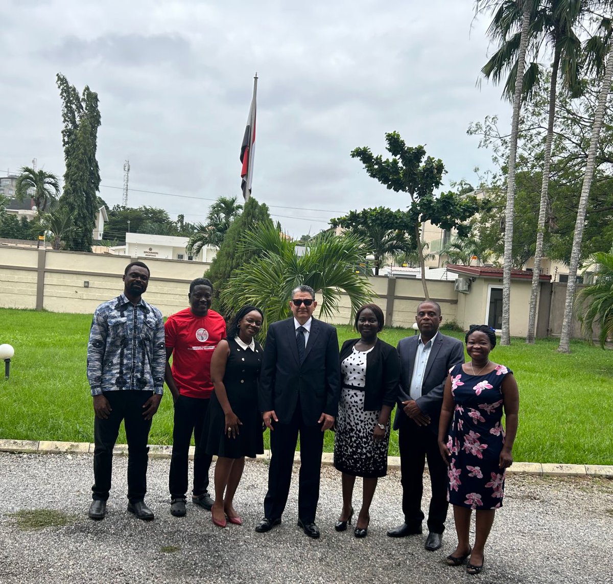 Representatives of <a href="/hepaghana/">Hepatitis Alliance of Ghana</a>, NVHCP of the Ghana Health Service and GASLIDS paid a courtesy visit to the ambassador of Egypt to Ghana to strengthen the partnership on hepatitis C elimination

<a href="/GlobalHep/">Coalition for Global Hepatitis Elimination</a> <a href="/HepBFoundation/">Hep B Foundation</a> <a href="/TFGH/">The Task Force</a> <a href="/CHIPO_HBV/">CHIPO</a> <a href="/Hep_Alliance/">World Hepatitis Alliance</a>