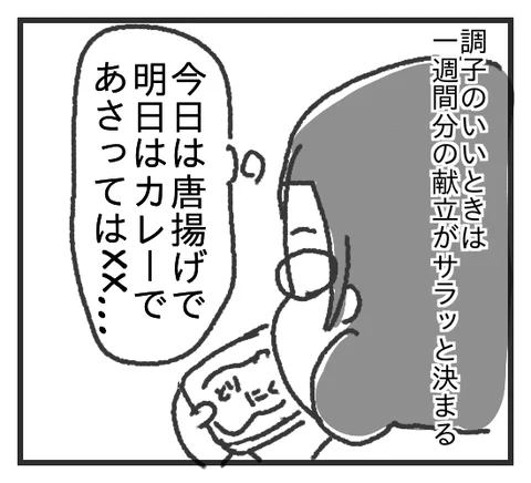 献立づくりの憂鬱 #エッセイ漫画 #漫画が読めるハッシュタグ
