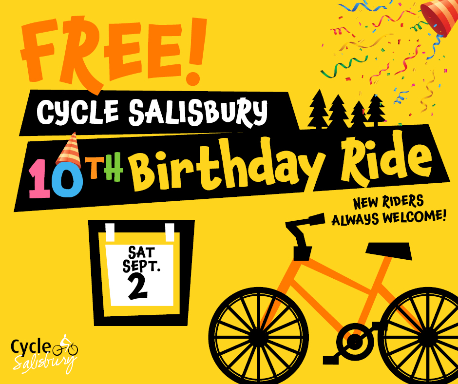 Join us for a special ride as we celebrate Cycle Salisbury's 10th birthday! There will be rides of varying lengths and something for all abilities. 

salisbury.sa.gov.au/10th