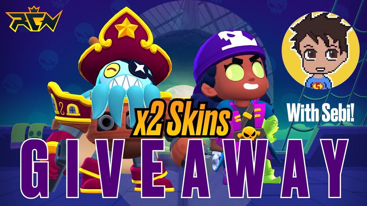 🏴‍☠️2x CURSED PIRATES SKIN GIVEAWAY

Winners will receive 187 gems via their player tag through the Razer store.

To Enter:
✅ Follow <a href="/ReconicEsports/">Reconic Esports</a> <a href="/kingsebi26/">concertswithseb</a> <a href="/YaBoiGAK/">gak</a> 
💙 Like this tweet
♻️ Retweet
🐟 Tag 1 friend

Winners picked in a week!

#BrawlStars #CursedPirateGiveaway