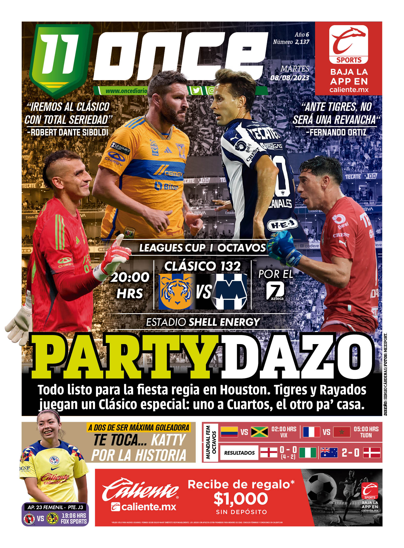 La Tapa ONCE 2137: Partydazo, el Clásico Regio 132 en Houston
