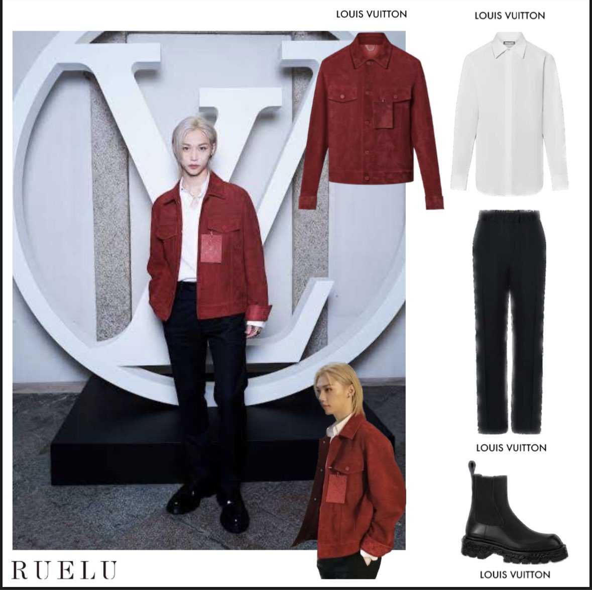 rarune01's tweet photo. 【LOUIS VUITTONオススメアイテム】

Stray Kidsフィリックス着用🇰🇷
LOUISVUITTONコーディネート✨

#LouisVuitton #StrayKids #フ���リックス #ピリクス #fashion #ファッション #メンズファッション #スタイリスト https://t.co/2nhhY4meqd