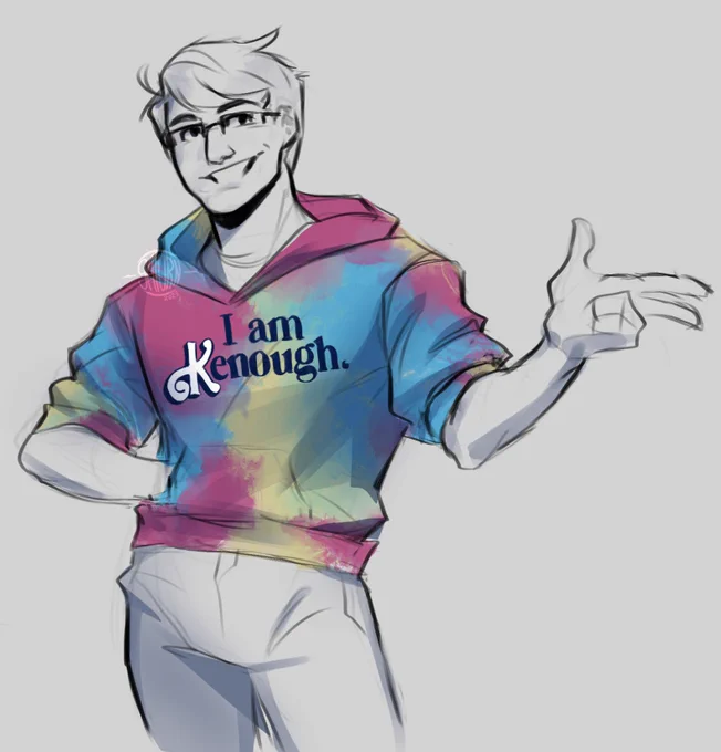 I think he'd rock this hoodie tbh #slimeciclefanart