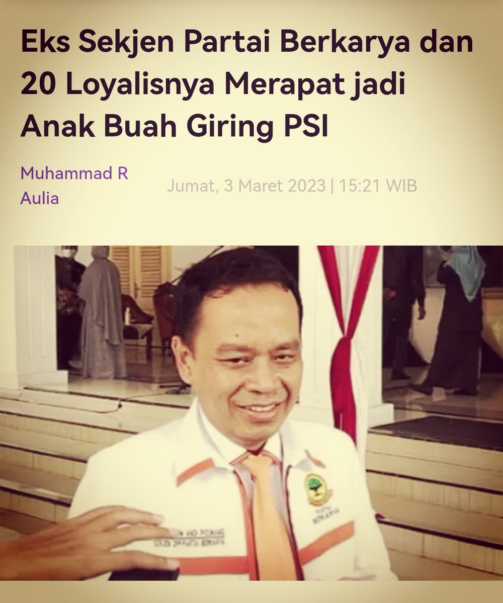 WagimanDeep212_'s tweet photo. Ada yg merapat ada yg mencelat
Namanya jugak demokrasi
Haqul yaqueen PSI akan smangkin "BERKARYA" lagi 

https://t.co/b5ewQraJmt https://t.co/Dzc0f3WNld