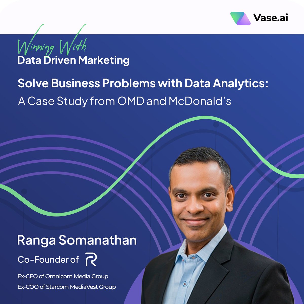 vaseinsights's tweet photo. 📣 Don’t miss this insightful and inspiring conversation with Ranga Somanathan. Tune in now and learn how to use data to power your marketing and business:
https://t.co/SSMQBqxyg6 https://t.co/TxiBV34XFo