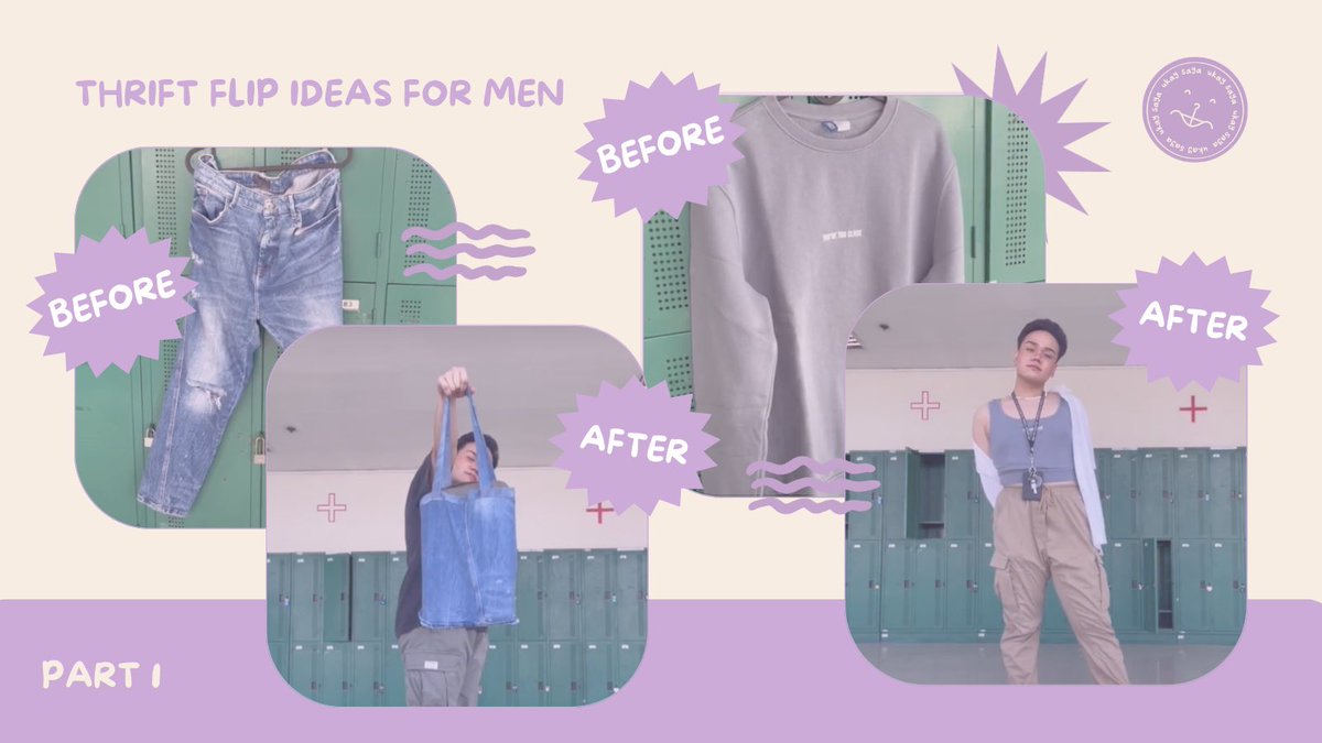ukaysayaph's tweet photo. Do you want to spice up some of your thrift finds? Let’s take a look at some thrift flip inspo for you - men’s edition! https://t.co/FUnhY2EuFd