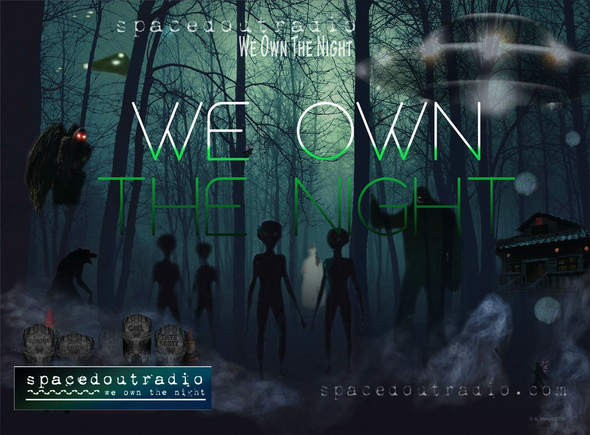 SpacedOutRadio's tweet photo. #SpacedOutRadio with
@DaveScottSOR is live.  #Bigfoot Rob comes in to talk #Sasquatch #Monsters #Legends #TrueEncounters #TrueStories #BigfootStories at https://t.co/ct7LvezYyb #WeOwnTheNight https://t.co/Jhr7IxJjYK