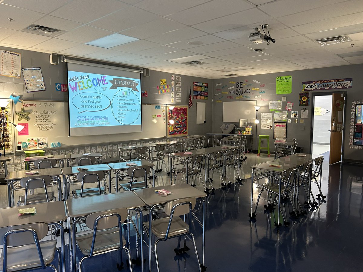 norwoodmath's tweet photo. Welcome to Dr. Norwood’s class, I’m so glad that you are here; Math adventures are awaiting, as I embark my 16th year!  
Here’s to 2023-2024… to be all we are created to be @RockyForkMS !
Whatever I walk through,
Wherever I am,
Your Name can move mountains,
Wherever I stand! https://t.co/XkgAqak7W6