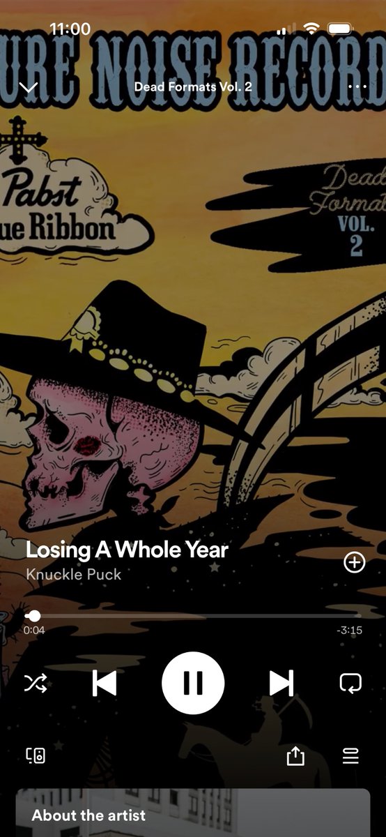 Aight so our cover of Third Eye Blind’s “Losing A Whole Year” is streaming everywhere, via the Pure Noise Records Dead Formats comp. Check it out check it out