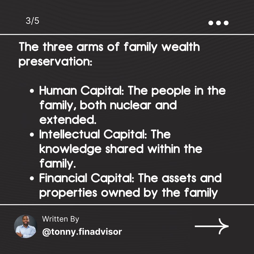 TonnyFinAdvisor's tweet photo. Want your family's wealth to last for generations? 👪
Start growing your family's financial, human, and intellectual capital today! 💯
#familywealth #familypreservation #humancapital #intellectualcapital #wealthforgenerations
Reach out on WhatsApp: +256752103996 https://t.co/xCgZeqDP5q