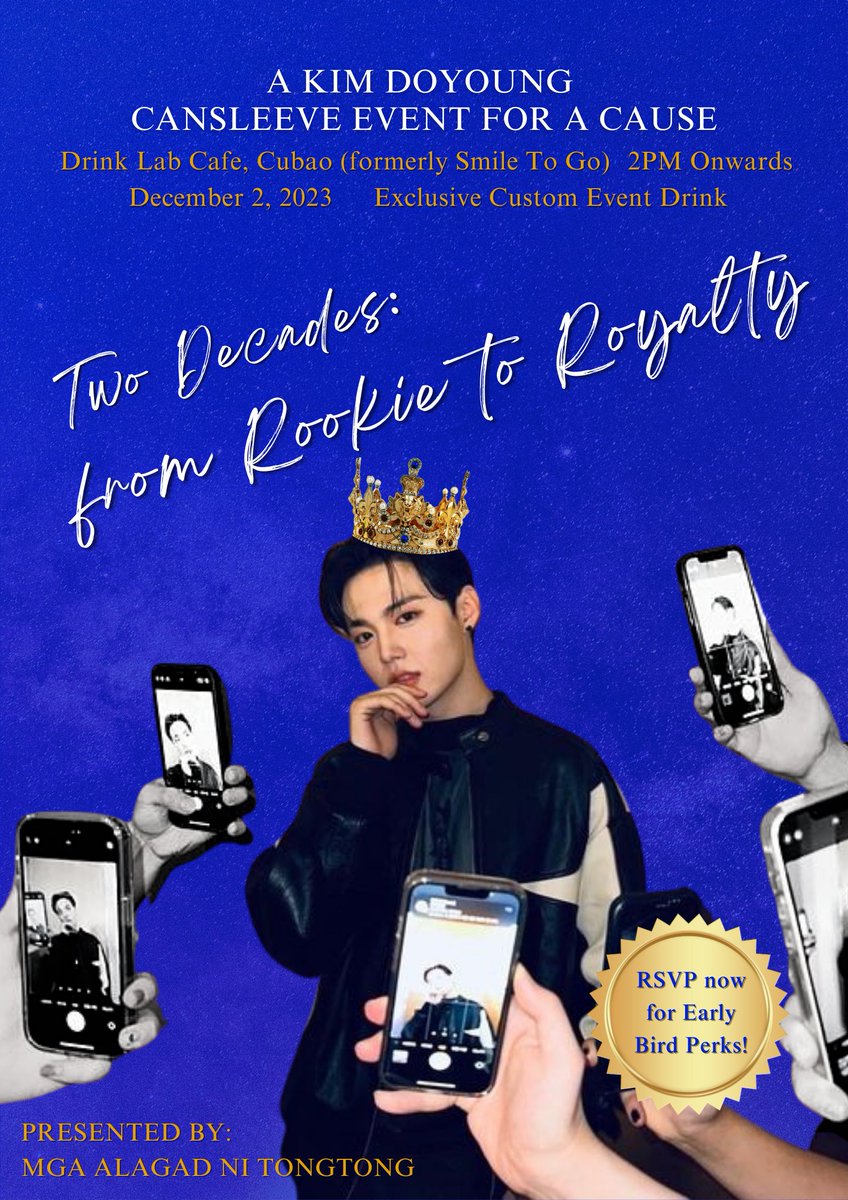 ✨TWO DECADES: From Rookie to Royalty✨ (A Birthday CSE For A Cause) Teu-Ha December is fast approaching. Come and join us as we celebrate Doyoung's Birthday form: forms.gle/6Qr8hhhL23FzJa… Let's make it memorable and meaningful one. #DOYOUNG #도영 #TREASURE