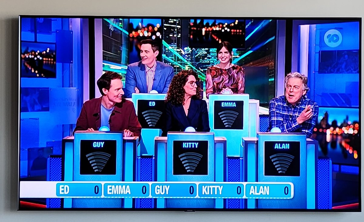 mars_bar's tweet photo. Great to see Santo Cilauro on @HYBPA and I see he's changed his pronoun to Alan? #HYBPA https://t.co/U5sVLmNwO5