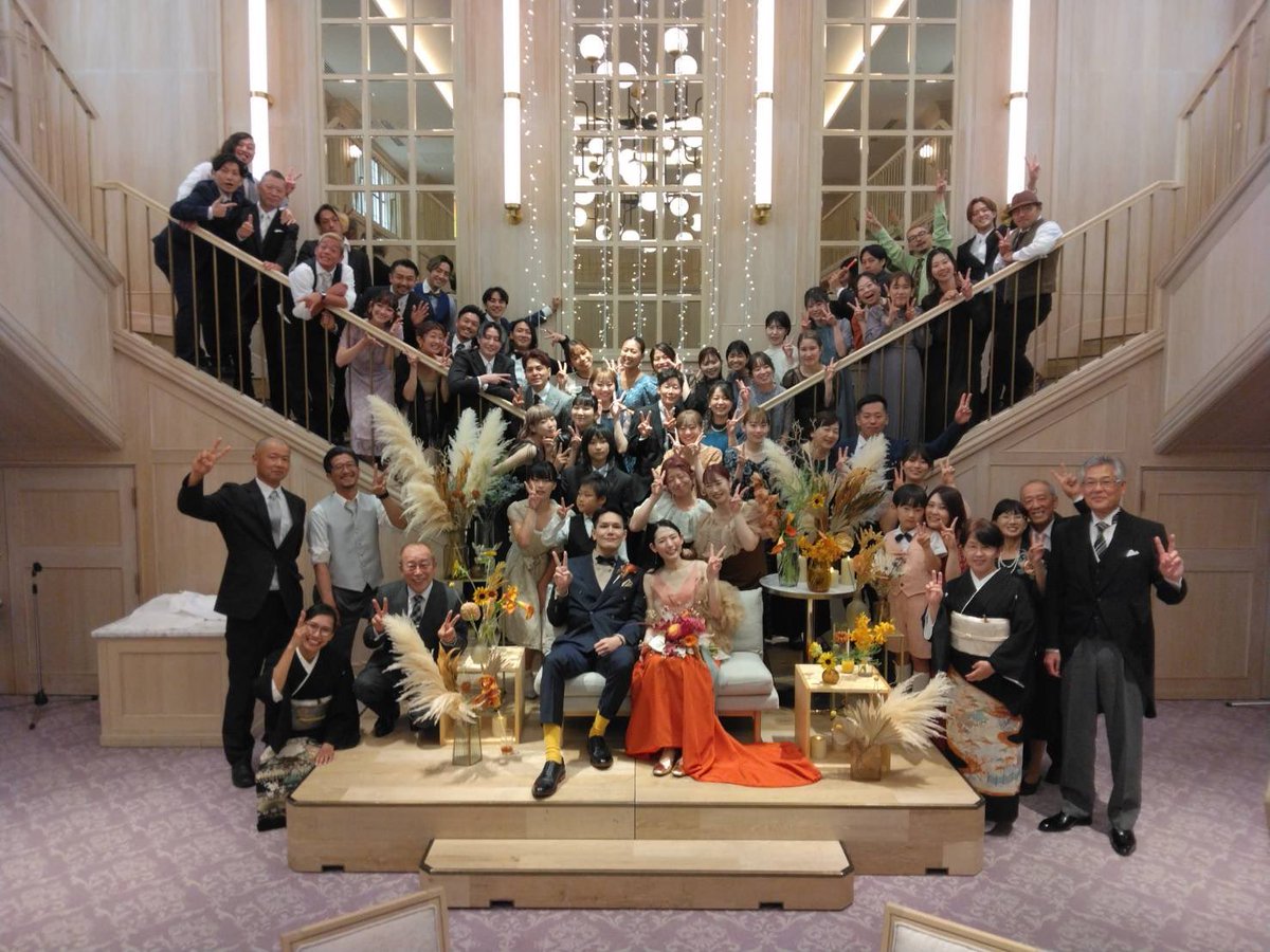 fragile_dominic's tweet image. 結婚式はいいぞ。
みんなありがとう。