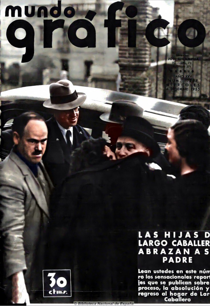 JoaqunRiveraCh1's tweet photo. Buenos días, madrugadores.
6 de agosto de 1936, el abogado guipuzcoano Marcelino Valentín Gamazo, que había sido fiscal general de la República durante el juicio contra el líder socialista Francisco Largo Caballero, en el proceso por la sublevación del 6 de octubre de 1934, es sacado de su casa en Tébar (Cuenca) donde pasaba sus vacaciones.

Junto a él, son detenidos también los tres hijos varones que se encontraban en la casa ese día, José Antonio, Javier y Luis; de 17, 20 y 21 años. Los cuatro fueron asesinados esa misma noche por milicianos de las Juventudes Socialistas Unificadas.