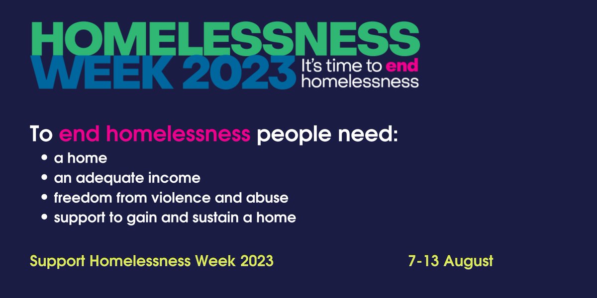 Homelessness week 2023 begins tomorrow to raise awareness of the impact of #homelessness, and the solutions needed to #endhomelessness 
Join us on #HW2023 and together we can end homelessness in Australia