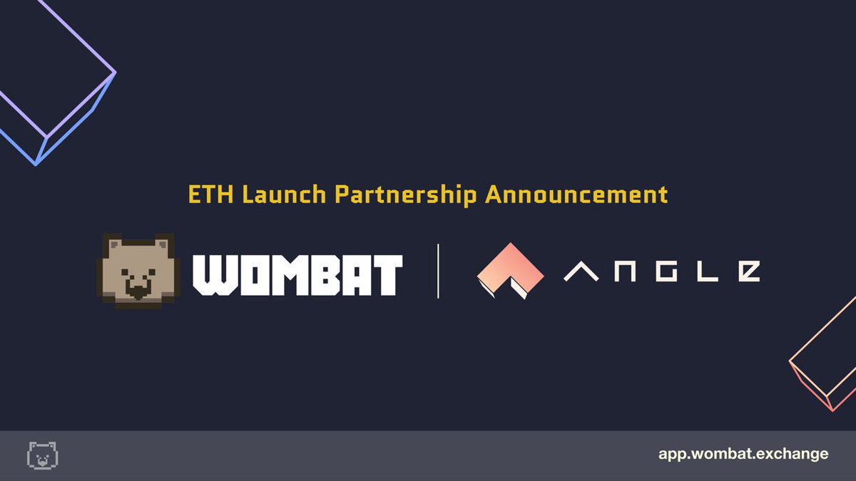 PinoyWomby's tweet photo. 1/ 📐 Ipinapakilala ang aming ikatlong #ETH launch partner: Ang kamangha-manghang @AngleProtocol!

Ang @AngleProtocol ay desentralisado at sulit sa kapital na stablecoin protocol na nagpapagana sa $agEUR — isang stablecoin na naka-peg sa $EURO — https://t.co/UQyTXCpObK