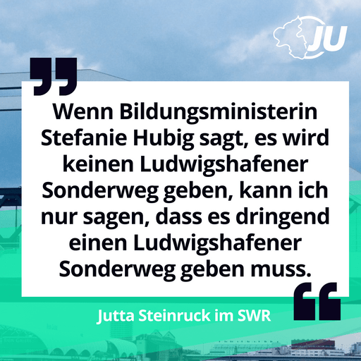 JURLP's tweet image. Knackige Worte: Ludwigshafens Oberbürgermeisterin Jutta Steinruck tritt aus der SPD aus und begründet dies mit der katastrophalen Arbeit der SPD-geführten Landesregierung. #rlp #rheinlandpfalz #spdrlp #ludwigshafen #steinruck