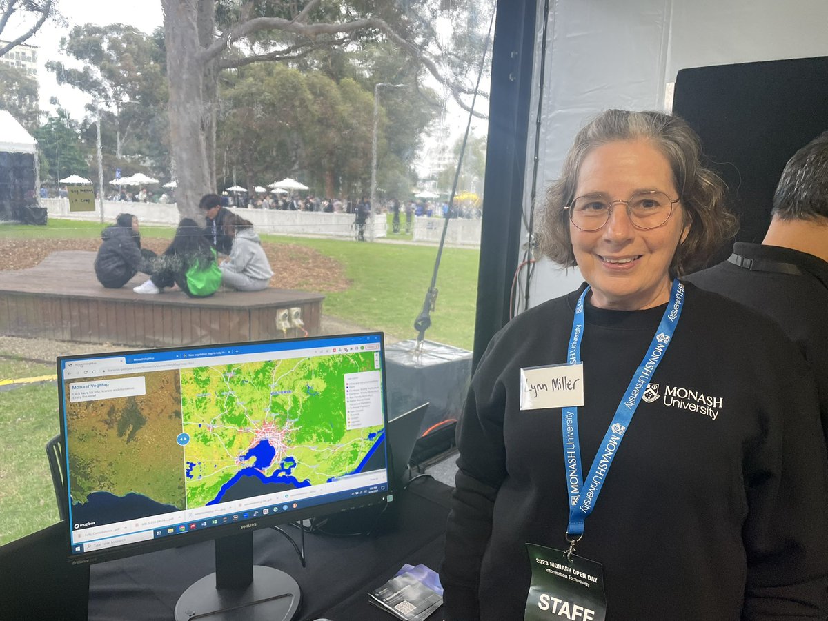 The #MonashVegMap which is using remote sensing technology for land and disaster management decision making. @lynn__miller @giwebb