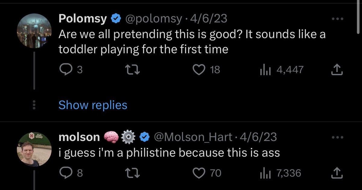 penishorts's tweet image. The divide between blue checks and non blue checks has never been more vast