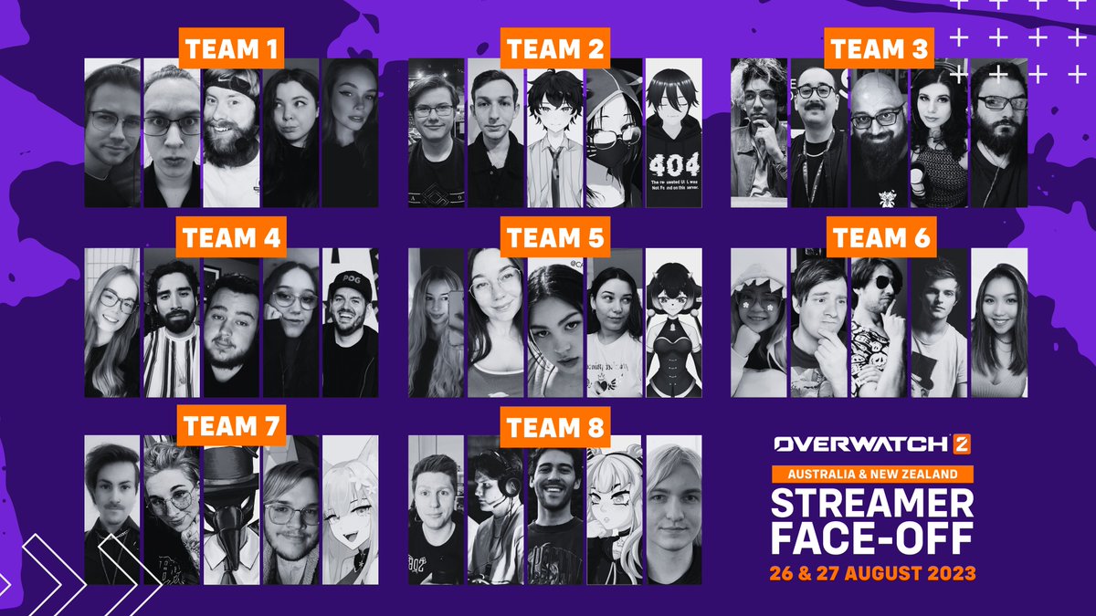 pog's tweet photo. 🚨HERE ARE THE TEAMS FOR THE ANZ STREAMER FACE-OFF🚨Tune in to @AOEsports on August 26 &amp; 27 for the big show! Who's gonna win? https://t.co/VfMfVkKzdq